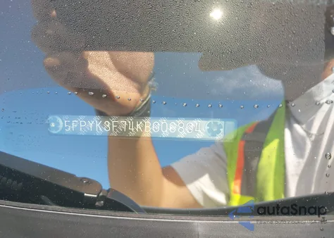 2019 Honda Ridgeline Rtl from USA, damaged, VIN 5FPYK3F74KB006804